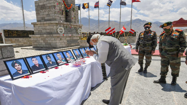 PM pays tribute to brave soldiers martyred in Galwan Valley