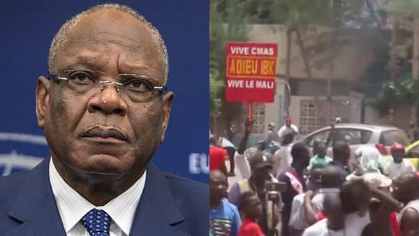 Malis president Ibrahim Boubacar Keita announces resignation on state TV after military mutiny Malis president Ibrahim Boubacar Keita announces resignation on state TV after military mutiny