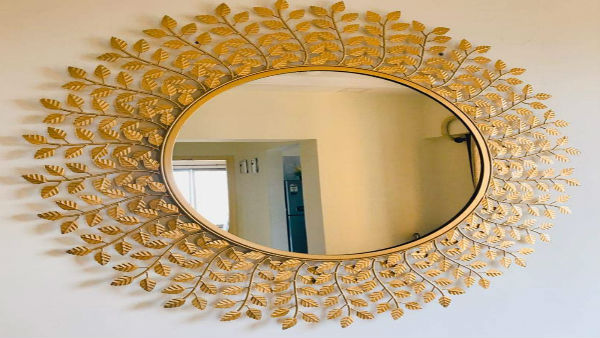 Furnish Craft, Steel Glass Wall Mirror: Furnish Craft, Steel Glass Wall Mirror: