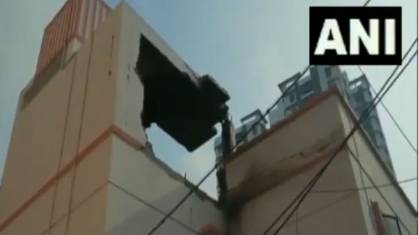 Kolkata: Powerful explosion blows off roof of Beleghata Gandhimath Friends Circle Club Kolkata: Powerful explosion blows off roof of Beleghata Gandhimath Friends Circle Club