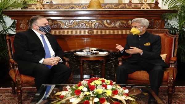 S Jaishankar and his American counterpart Mike Pompeo S Jaishankar and his American counterpart Mike Pompeo