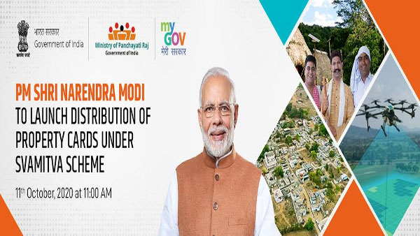 Landmark event: Here is what PM Modi’s SVAMITVA scheme on property cards is all about Landmark event: Here is what PM Modi’s SVAMITVA scheme on property cards is all about