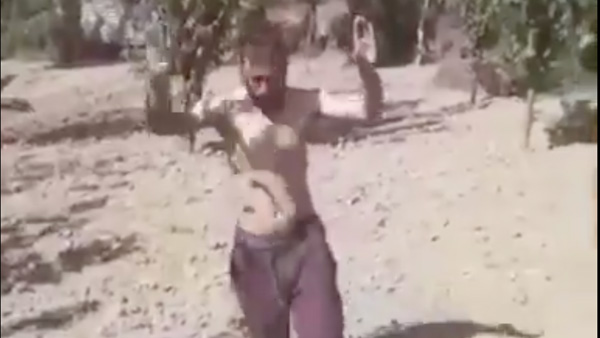 Don’t fire, give him water: Watch dramatic surrender of a terrorist in J&K Don’t fire, give him water: Watch dramatic surrender of a terrorist in J&K