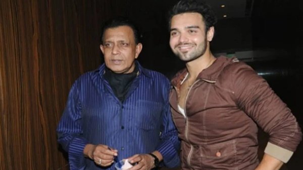 Mithun Chakraborty and his son Mahaakshay Mithun Chakraborty and his son Mahaakshay