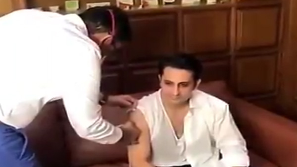 Watch: India’s vaccine maker administered the jab Watch: India’s vaccine maker administered the jab