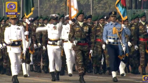Marching Contingent of Bangladesh Army on Rajpath