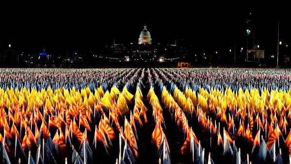 ‘Field of Flags' represents Americans