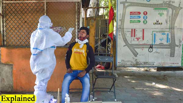 Explained: What is leading to the surge in COVID-19 cases in Maha, Kerala Explained: What is leading to the surge in COVID-19 cases in Maha, Kerala