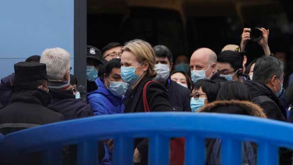 WHO team visits Wuhan research lab at centre of speculation WHO team visits Wuhan research lab at centre of speculation