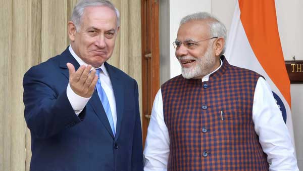 Prime Minister Narendra Modi and his Israeli counterpart Benjamin Netanyahu.PTI Photo Prime Minister Narendra Modi and his Israeli counterpart Benjamin Netanyahu.PTI Photo