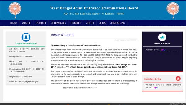 WBJEE 2021 registration begins: Check details here WBJEE 2021 registration begins: Check details here