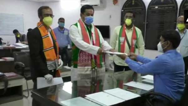 Assam assembly polls 2021: CM Sarbananda Sonowal files nomination from Majuli Assam assembly polls 2021: CM Sarbananda Sonowal files nomination from Majuli