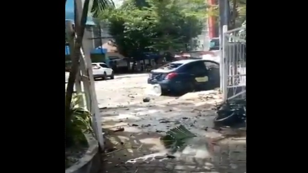 Indonesia: Suicide bombers detonate outside Catholic cathedral, body parts found Indonesia: Suicide bombers detonate outside Catholic cathedral, body parts found