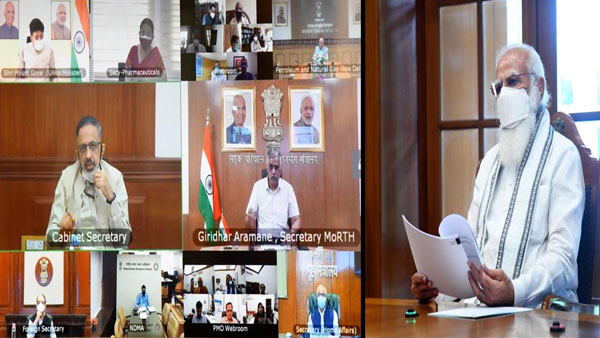 Need to work rapidly says PM Modi at meeting to review oxygen supply Need to work rapidly says PM Modi at meeting to review oxygen supply
