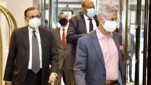 Jaishankar arrives in New York: Focus to be around vaccination production Jaishankar arrives in New York: Focus to be around vaccination production