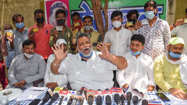 FIR filed after Pappu Yadav raids parked ambulances purchased from Rudy’s MP fund FIR filed after Pappu Yadav raids parked ambulances purchased from Rudy’s MP fund