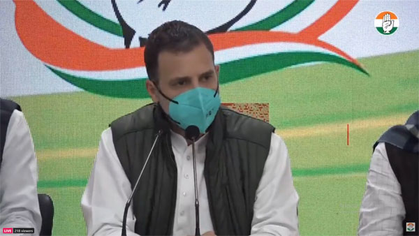 Rahul says Central Vista a criminal waste Rahul says Central Vista a criminal waste