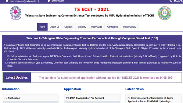 Telangana Engineering Common Entrance Test (TS ECET) application: Uncertainty looms over dates Telangana Engineering Common Entrance Test (TS ECET) application: Uncertainty looms over dates