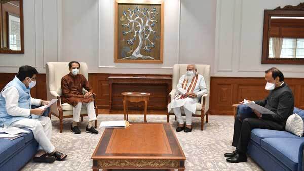 Uddhav Thackeray meets PM Modi Uddhav Thackeray meets PM Modi