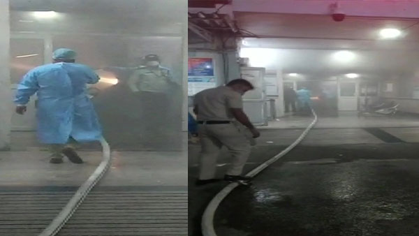 Fire breaks out in AIIMS Fire breaks out in AIIMS