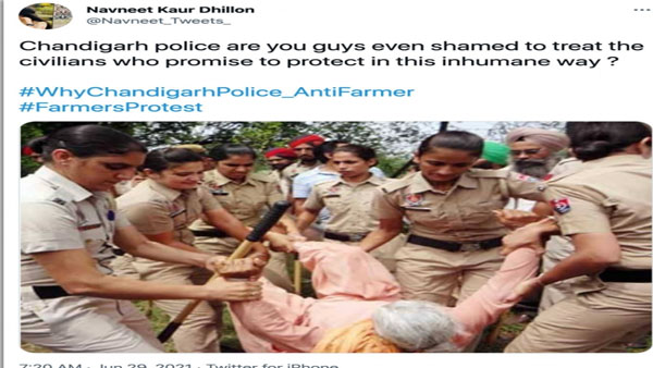 Misleading image of police action linked to ongoing farmers’ protest shared widely Misleading image of police action linked to ongoing farmers’ protest shared widely