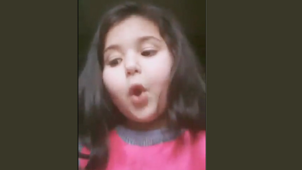 Six old Kashmir girl makes this very adorable complaint to Prime Minister Modi Six old Kashmir girl makes this very adorable complaint to Prime Minister Modi