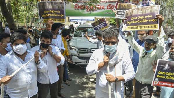 Party workers to assemble in front of petrol pumps Party workers to assemble in front of petrol pumps