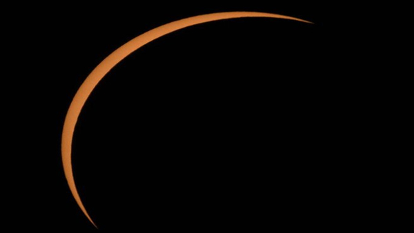 Magucal view of annular solar eclipse Magucal view of annular solar eclipse