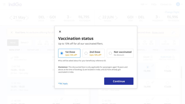 Select Vaxi Fare Select Vaxi Fare