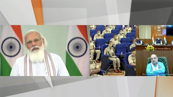 PM Modi interacts with IPS probationers PM Modi interacts with IPS probationers