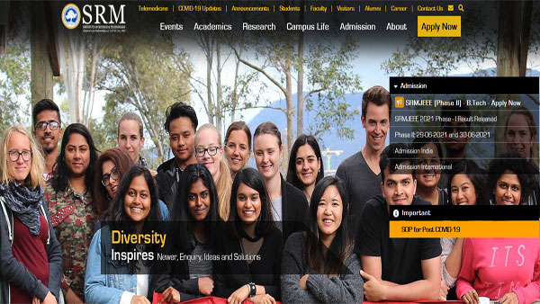 Direct link to check SRMJEE Result 2021 Direct link to check SRMJEE Result 2021