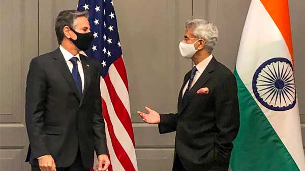 xternal Affairs Minister S Jaishankar with US Secretary of State Antony Blinken xternal Affairs Minister S Jaishankar with US Secretary of State Antony Blinken