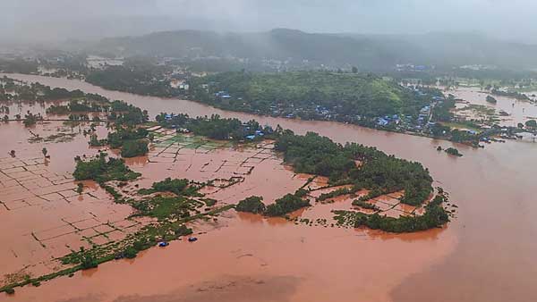 Flooding in Rajasthan due to incessant rains Flooding in Rajasthan due to incessant rains