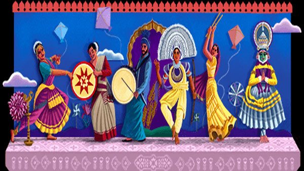 ‘Happy Independence Day, India!’: Google captures spectrum of diversity, its dance forms with unique doodle ‘Happy Independence Day, India!’: Google captures spectrum of diversity, its dance forms with unique doodle