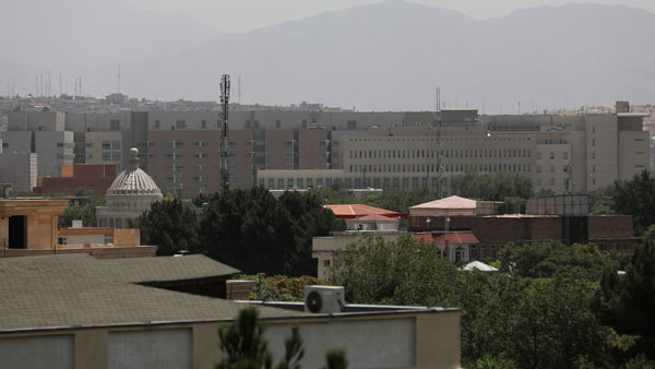 Afghanistan: US flag comes down from Kabul embassy amid evacuation Afghanistan: US flag comes down from Kabul embassy amid evacuation