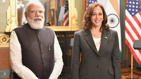 Climate change discussed meet between PM Modi, Kamala Harris Climate change discussed meet between PM Modi, Kamala Harris