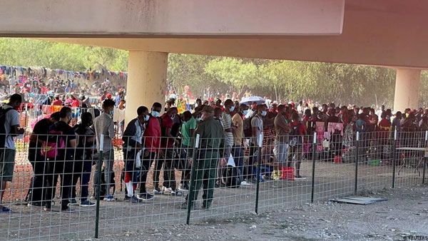 US: Migrant camp in Texas completely cleared US: Migrant camp in Texas completely cleared