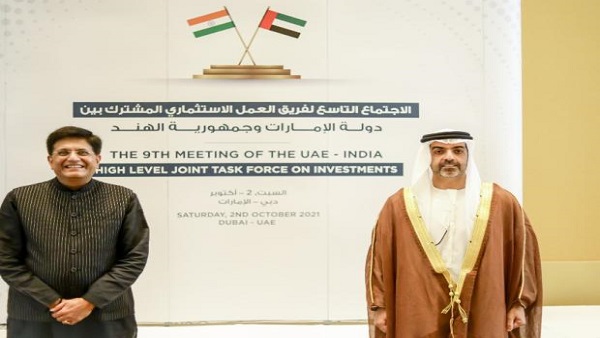 India, UAE explore mutually beneficial methods to facilitate investments India, UAE explore mutually beneficial methods to facilitate investments
