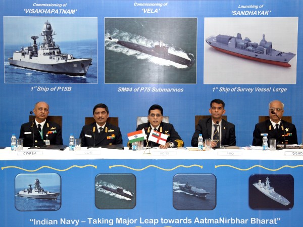 Indian Navy fourth Scorpene submarine 'Vela' Indian Navy fourth Scorpene submarine 'Vela'