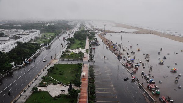 A view of Marina Beach A view of Marina Beach