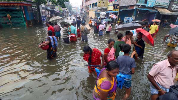 Chennai braces for more rains, landslide warning issued Chennai braces for more rains, landslide warning issued