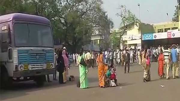 MSRTC employees strike enters 20th day MSRTC employees strike enters 20th day