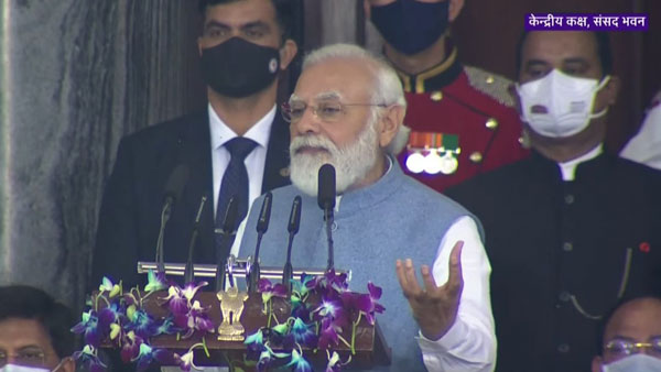 Dynastic parties matter of concern to people committed to Constitution: PM Modis snide attack at Congress Dynastic parties matter of concern to people committed to Constitution: PM Modis snide attack at Congress