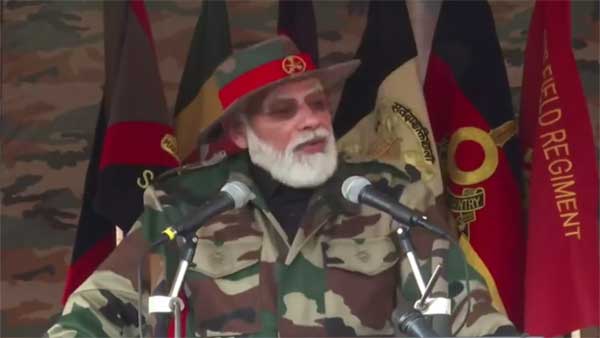 J&K: Modi addresses soldiers at Nowshera on Diwali J&K: Modi addresses soldiers at Nowshera on Diwali