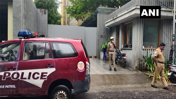 Chennai: Actor Suriyas house in T Nagar gets police protection after Jai Bhim threats Chennai: Actor Suriyas house in T Nagar gets police protection after Jai Bhim threats