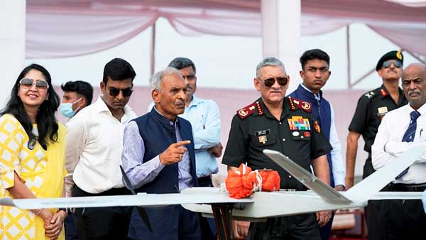 General Bipin Rawat paid last visit to Nagpur in November to see prototypes of weaponised drones General Bipin Rawat paid last visit to Nagpur in November to see prototypes of weaponised drones