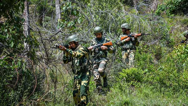 Drone from Pak side of border fired at by BSF Drone from Pak side of border fired at by BSF