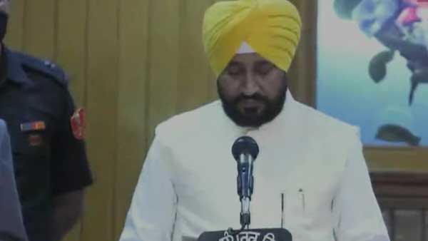 Charanjeet Singh Channi sworn in as Punjab CM