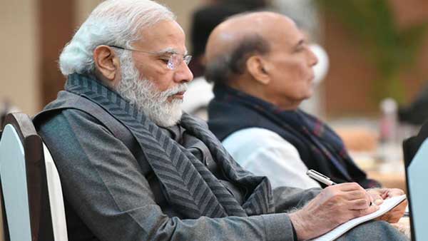 PM Modi taking notes PM Modi taking notes