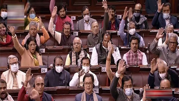 Election Laws (Amendment) Bill, 2021 passed in Rajya Sabha by a voice vote Election Laws (Amendment) Bill, 2021 passed in Rajya Sabha by a voice vote